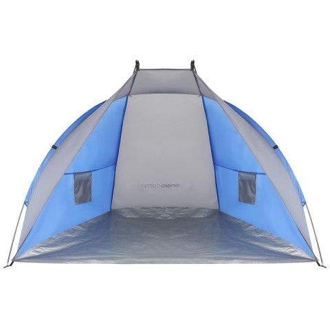 NAMIOT OSŁONA PLAŻOWA SUN 200x120x120cm SZARO-NIEBIESKA ENERO CAMP
