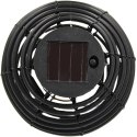 LAMPA SOLARNA KULA RATTAN CZARNA 15x52CM