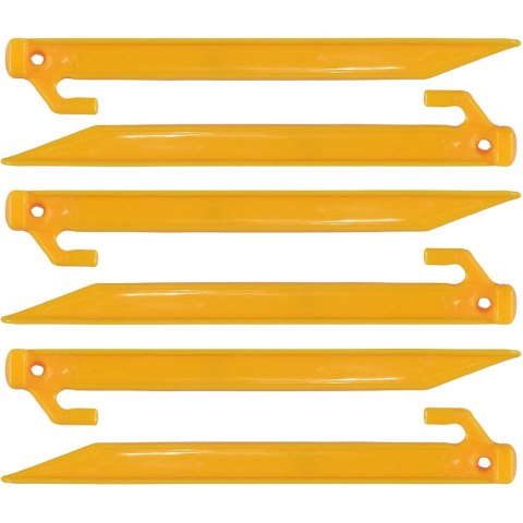 ŚLEDZIE DO NAMIOTU 22CM KPL. 6SZT PLASTIK ENERO CAMP