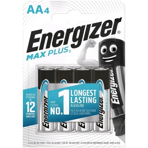 Baterie alkaliczneLR6/AA blister 4szt. ENERGIZER MAX PLUS