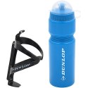 BIDON ROWEROWY DUNLOP 750ML Z KOSZYKIEM NIEBIESKI