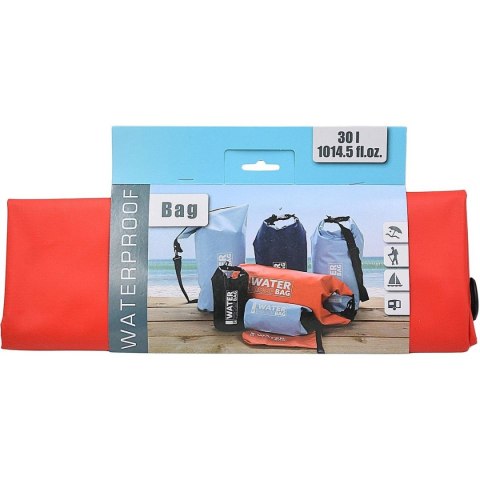 TORBA PLECAK WOREK WODOSZCZELNY 30L CZERWONY