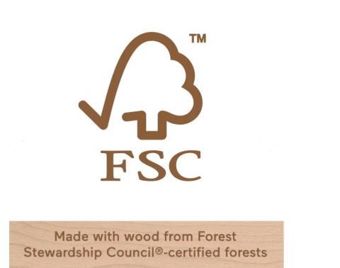 Wood Drewniany domek z kuleczką