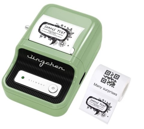 Drukarka etykiet B21S zielona