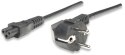 MANHATTAN Kabel zasilania PC Schuko na C5 ( koniczynka 3P) 1.8 m 371131