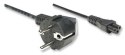 MANHATTAN Kabel zasilania PC Schuko na C5 ( koniczynka 3P) 1.8 m 371131