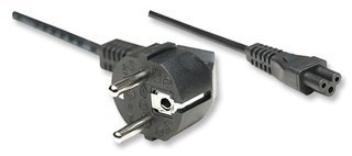 MANHATTAN Kabel zasilania PC Schuko na C5 ( koniczynka 3P) 1.8 m 371131