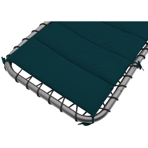 HUŚTAWKA FOTEL BUJANY Z PARASOLEM LIZBONA TURKUSOWA