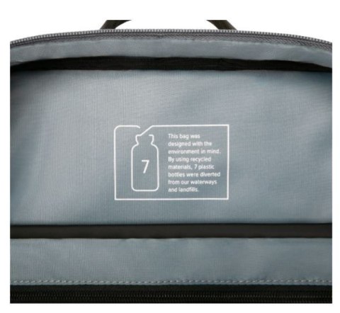 Plecak 16 cali Sagano EcoSmart Campus czarno-zielony