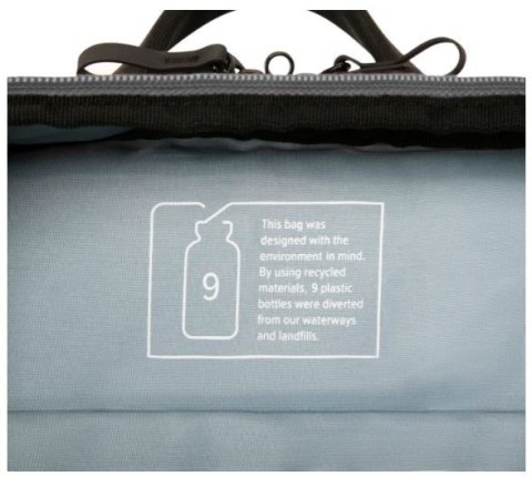 Plecak podróżny 16 cali Sagano EcoSmart Travel czarno-zielony