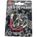 ZESTAW IGIEŁ 5SZT Z WĘŻYKIEM DO POMPKI PIŁKI ENERO