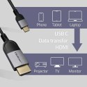 Kabel Adapter USB-C na HDMI high speed 4K | 60Hz | 32AWG | 2m