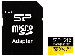 Karta pamięci microSDXC Inspire 512GB UHS-I U3 A2 V30 4K TLC