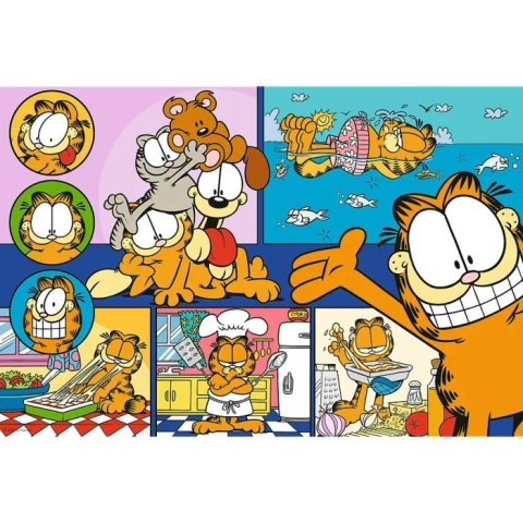 Puzzle 100 elementów Leniwy Garfield