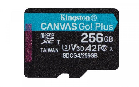 Karta microSD 256GB CanvasGo! Plus 200MB/s A2 U3 V30 + adapter
