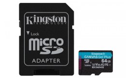Karta microSD 64GB CanvasGo! Plus 200MB/s A2 U3 V30 + adapter