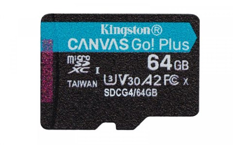 Karta microSD 64GB CanvasGo! Plus 200MB/s A2 U3 V30 + adapter