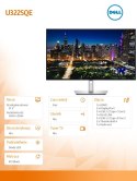 Monitor U3225QE 31,5 cala IPS Black LED 4K(3840x2160)/16:9/Thunderbolt/HDMI/DP/USB-C/USB/RJ-45/3Y