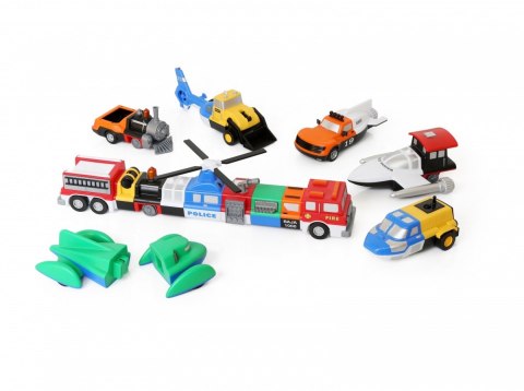 Zestaw Malblo Magnetyczne pojazdy Delux 2