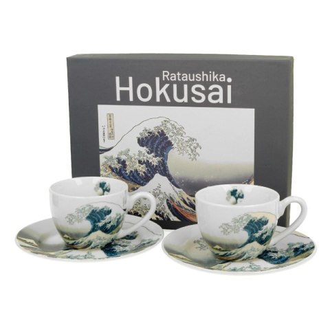 Zestaw 2 filiżanek espresso 90 ml Hokusai The Great Wave