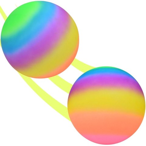 PIŁKA GUMOWA ENERO RAINBOW 26CM 63973