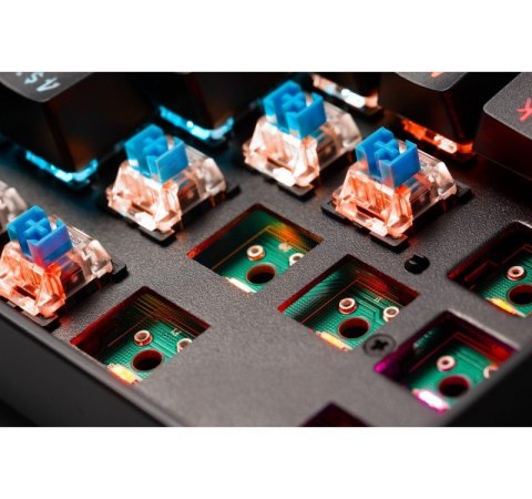 Klawiatura mechaniczna MIRAX GK-352 podświetlenie RGB Czarna