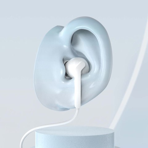 Słuchawki dokanałowe X3C+ przewodowe USB-C 1.2m - białe