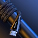Kabel przewód audio video HDMI 2.1 8K 60Hz 4K 120Hz 1m - czarny