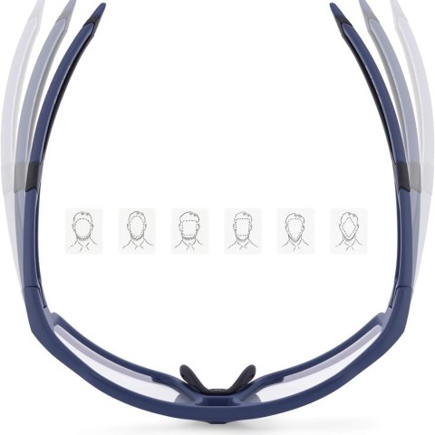 Okulary rowerowe fotochromowe UV400 z etui SP216BL - niebieskie