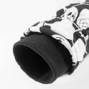 Rękawiczki narciarskie dziecięce bez palców Panda Heat rozmiar S - czarne/białe