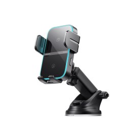 Uchwyt na telefon z ładowarką indukcyjną na deskę rozdzielczą - czarny