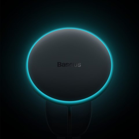 Uchwyt samochodowy na iPhone z ładowarką indukcyjną 15W na kratkę nawiewu - czarny