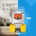 Wyciskarka półautomatyczna do pomarańczy 20 szt. / min 120 W