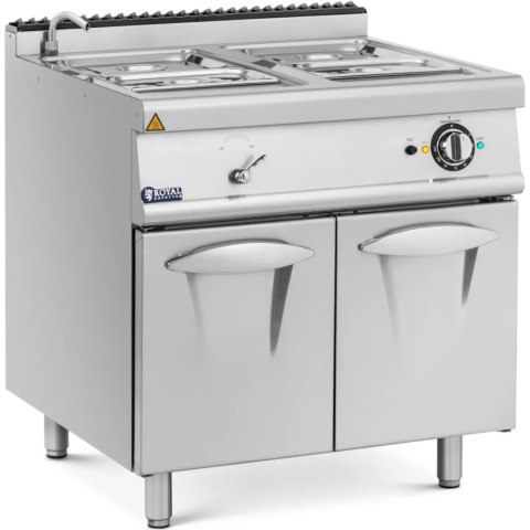 Bemar elektryczny z szafką kranem 2x GN 1/2 2x GN 1/3 6000 W