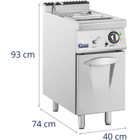 Bemar elektryczny z szafką kranem GN 1/2 GN 1/3 3000 W