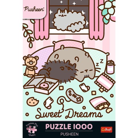 Puzzle - 1000 Premium Plus - Pusheen - Trefl 12080