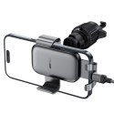 Uchwyt samochodowy na telefon grawitacyjny na kratkę nawiewu - czarny