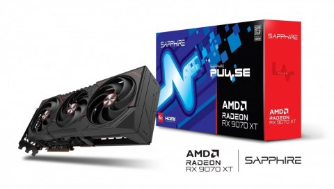 Karta graficzna Radeon RX 9070 XT PULSE 16GB GDDR6 256bit 2DP/2HDMI