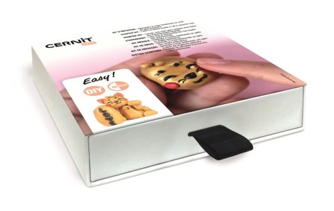 Zestaw z glinką polimerową Kot Szczęścia