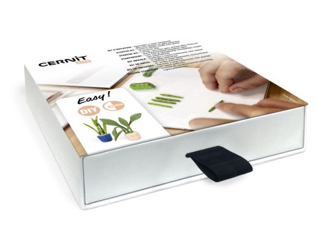 Zestaw z glinką polimerową Mini Roślinki