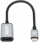 TECHLY Adapter USB-C 3.2 na HDMI 4K*60Hz M/F 0766623153706