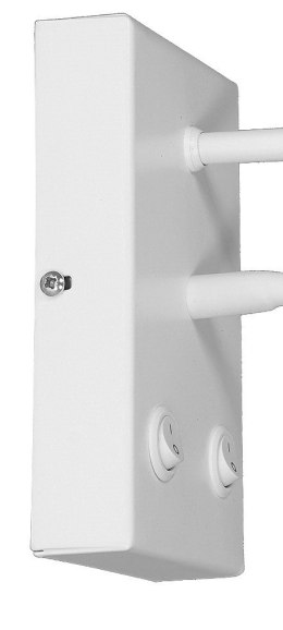 Kinkiet ARDEN Biały Abażur Stożek 1xE27+G9