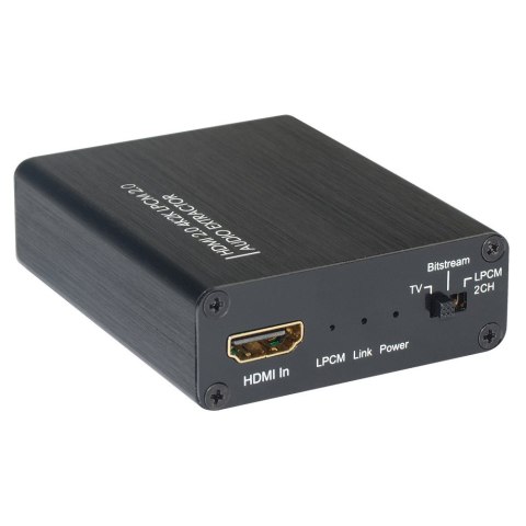 BARKAN Ekstraktor audio SPDIF 5.1CH, analog 3.5 mm 2CH z HDMI 4K60Hz IDATA HDMI-EA4K