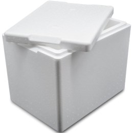 Termobox pudełko termiczne styropianowe z pokrywką atest PZH 395x295x320mm 20L