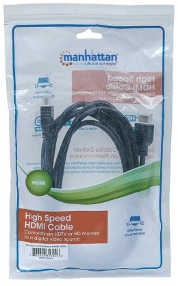 MANHATTAN Kabel HDMI na HDMI CL3 ( w niepalnej osłonie ) 3D4K M/M 5 m 353953