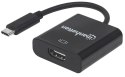 MANHATTAN Adapter USB-C 3.1 na HDMI 1080p 4K/30Hz M/F 151788