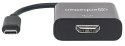 MANHATTAN Adapter USB-C 3.1 na HDMI 1080p 4K/30Hz M/F 151788
