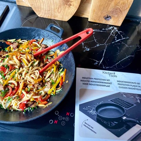 SILIKONOWA MATA PODKŁADKA OCHRONNA DO GOTOWANIA NA INDUKCJI 5 szt.