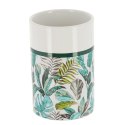 Kubek łazienkowy Jardin z motywem liści