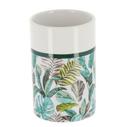 Kubek łazienkowy Jardin z motywem liści